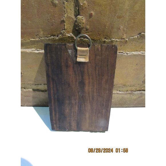 VINTAGE SMALL WOOD PLAQUE AS FOR ME AND MY HOUSE WE SERVE THE LORD RELIGIOUS - Picture 3 of 5